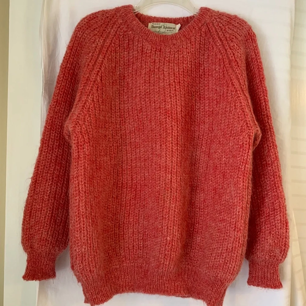 The Peak of Donegal Knitwear mohair/wool blend sweater - Picture 1 of 6